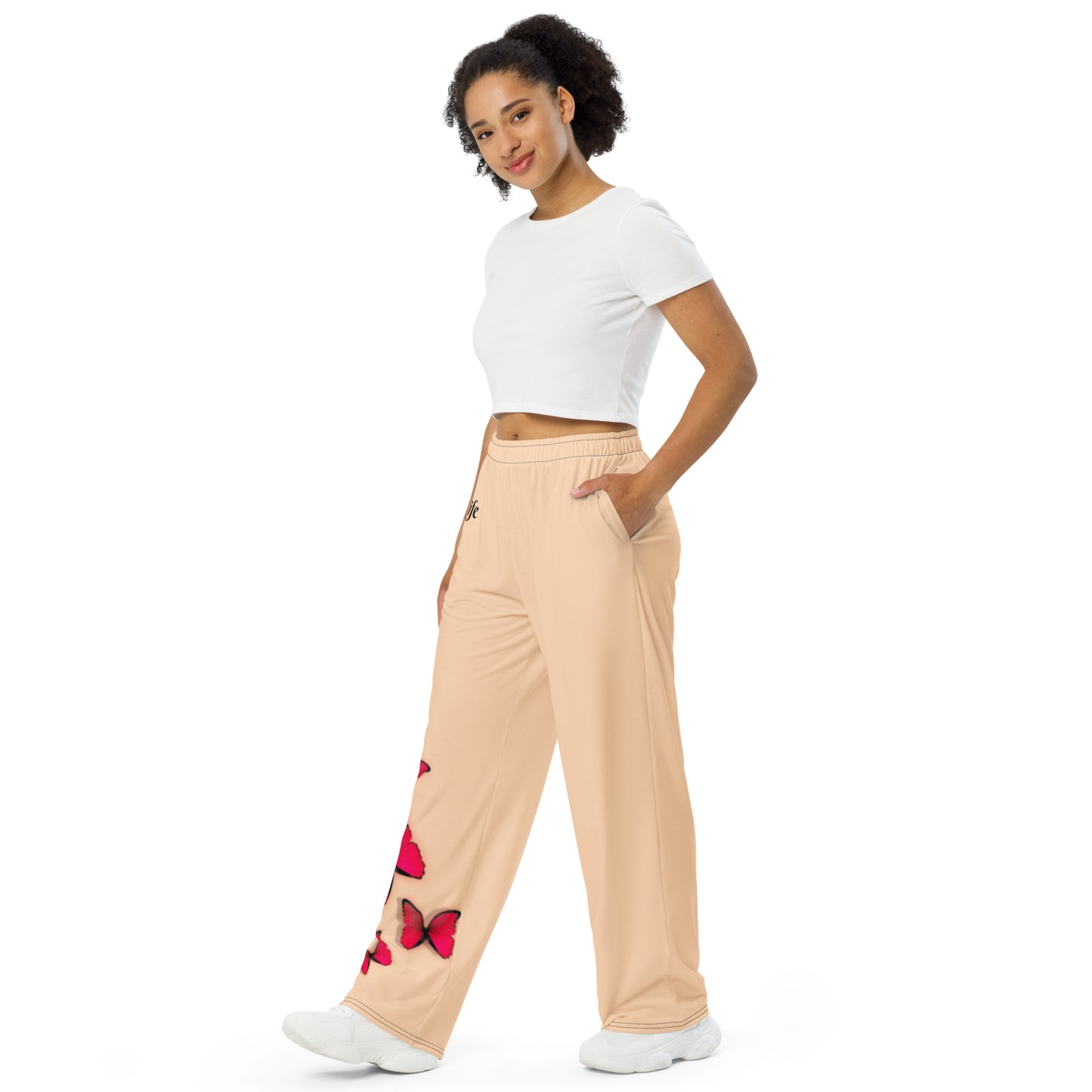 Red Butterfly Pants